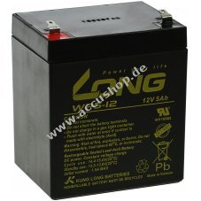 KungLong Bleiaccu kompatibel mit Powery UP5-12