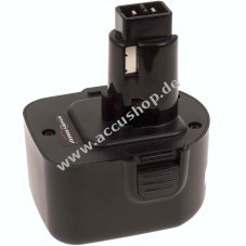 Accu fr Black & Decker Bohrschrauber CD12CA 2000mAh