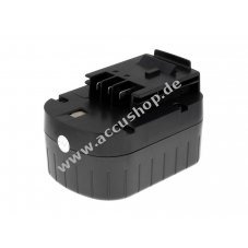 Accu fr Black & Decker Bohrschrauber HP126F3K 3000mAh NiMH