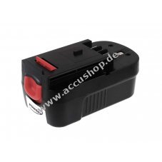 Accu fr Black & Decker Schlagbohrschrauber HP188F2K 2000mAh