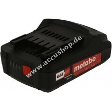 Accu fr Werkzeug Metabo BS 18 LTX/  Typ 6.25468 2000mAh Original