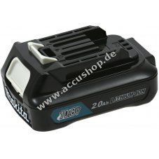 Accu fr Akku-Bohrschrauber Makita DF331DY1J 12V 2000mAh Li Original (10,8V & 12V kompatibel)