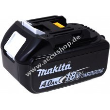 Accu fr Makita Typ BL1840 (ersetzt BL1811) 4000mAh Original