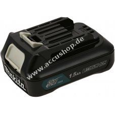 Accu ersetzt Makita Typ BL1015 1500mAh Original