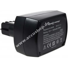 Accu fr Metabo Schlagbohrer SSB12 1500mAh