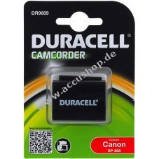 Duracell Akku fr Canon FS10 Flash Memory Camcorder (BP-808)