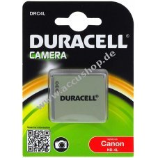 Duracell Akku fr Canon Digital IXUS 40