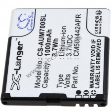 Accu fr Senioren-Handy Amplicomms PowerTel M7000, M6900