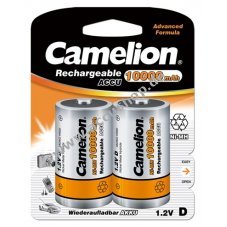 Camelion Ni-MH Akku HR20 Mono D 2er Blister 10000mAh