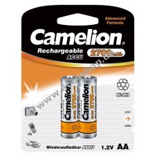 Camelion Mignonaccu AA HR6 2700mAh NiMH 2er Blister