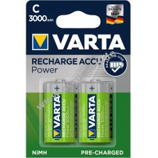 Varta Akku Ready to Use 56714 Baby C LR14 HR14 3000mAh NiMH 2er Blister