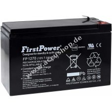 FirstPower Blei-Gel-Akku fr USV APC Back-UPS BR500I 7Ah 12V