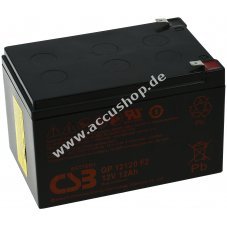 CSB Standby Bleiaccu passend fr APC Back-UPS Pro BP650 12V 12Ah