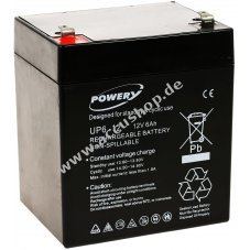 Powery Blei-Gel Akku 12V 6Ah fr APC Back-UPS ES 500