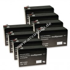 Powery Bleiaccu MP1236H kompatibel mit APC RBC26 9Ah 12V (ersetzt auch 7,2Ah/7Ah)