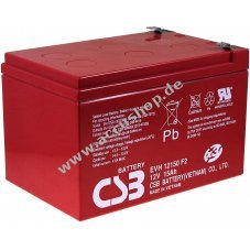 CSB Bleiaccu EVH12150 12V 15Ah zyklenfest