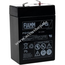 FIAMM Ersatzaccu fr Peg Perego Polaris Sportsman 400 Smoby Diamec Sportsmann 400  6V 4 5Ah