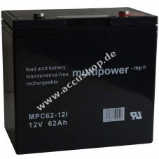 Powery Bleiaccu (multipower) MPC62-12I zyklenfest