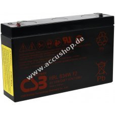 CSB Hochstrom Bleiaccu HRL 634W 6V 8,2Ah