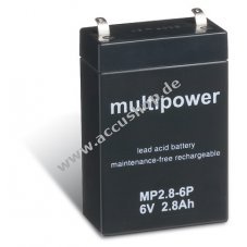 Powery Bleiaccu (multipower) MP2,8-6P