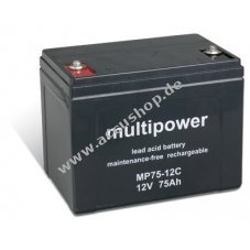 Powery Bleiaccu (multipower) MPC75-12I zyklenfest