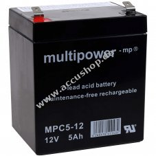 Powery Bleiaccu (multipower) MPC5-12 zyklenfest