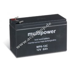 Powery Bleiaccu (multipower) MPC8-12 zyklenfest