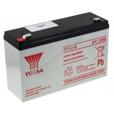 YUASA Bleiaccu NP12-6 (ersetzt auch YUASA NP10-6) Vds