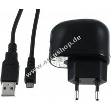 USB-Ladeadapter inkl. 2.0 High-Speed USB-Kabel mit Micro USB