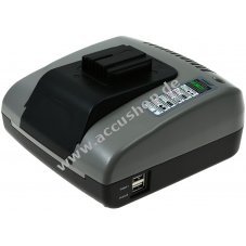 Powery Akku-Ladegert mit USB fr AEG Akkutyp 4932353639