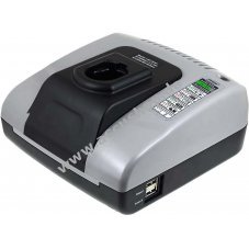 Powery Akku-Ladegert mit USB fr  BTI Profiline Schrauber SBM 12V