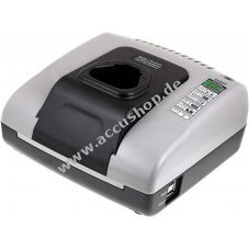 Powery Akku-Ladegert mit USB fr Black&Decker Schlagschrauber HPL106