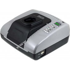 Powery Akku-Ladegert mit USB fr Black & Decker Bohrschrauber CD9600K-2