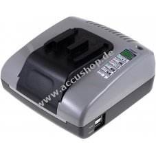 Powery Akku-Ladegert mit USB fr Hitachi Typ EB 2433X