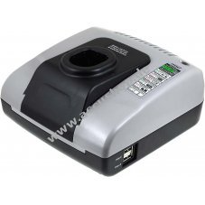 Powery Akku-Ladegert mit USB fr Ryobi One+ Akku-Kartuschenpresse CCG-1801M