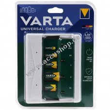 VARTA Akku Universal-Ladegert fr AA, AAA, C, D oder 1x 9V NiMH Accu