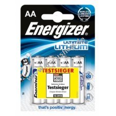 Energizer Ultimate Lithium AA Mignon Batterie 4er Blister