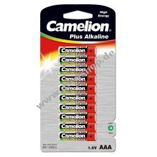 Batterie Camelion Micro LR03 AAA Plus Alkaline 10er Blister