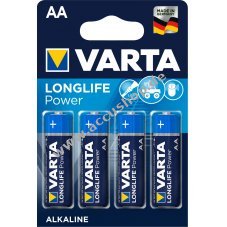 Batterie Varta Typ LR6 4er Blister