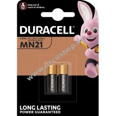 Batterie Duracell Typ 23A 2er Blister