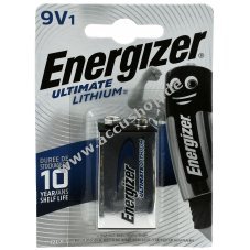 Energizer Ultimate Lithium Batterie LA522-E-Block  9V-Block Blister