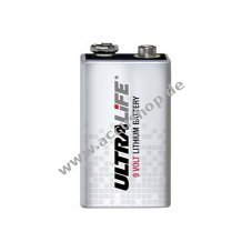 Lithium Batterie Ultralife U9VL-J-P/ CR9V  9V-Block