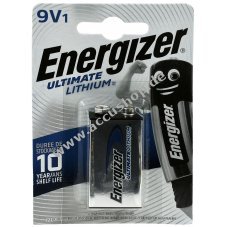 Energizer Ultimate Lithium Batterie FR22 6LR61 MN1604 X522  9V-Block Blister