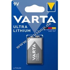 Varta Professional Lithium 9V-Block MN1604