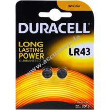 Duracell Knopfzelle Typ AG12 2er Blister