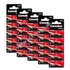 50x Camelion Knopfzelle LR66 / AG4 / G4 / LR626 / 177 / SR626W / GP77A / 377