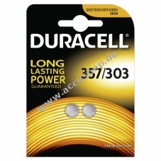 Duracell Knopfzelle SR44 2er Blister