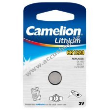 Lithium Knopfzelle Camelion CR1220 1er Blister