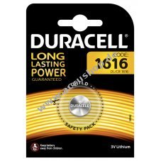 Lithium Knopfzelle Duracell CR1616 1er Blister