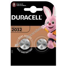 Lithium Knopfzelle Duracell CR2032 DL2032 2er Blister